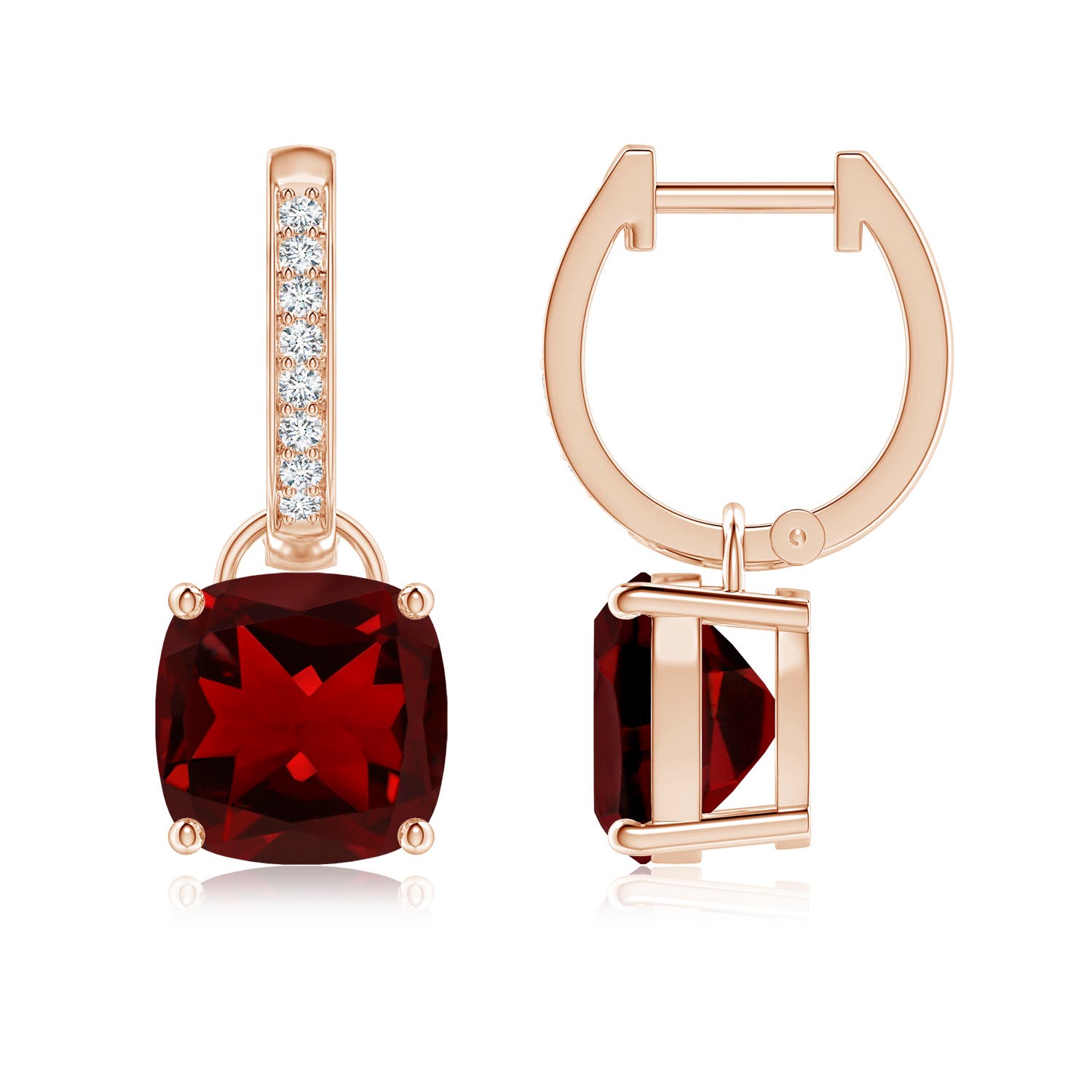 AAAA - Garnet / 5.13 CT / 14 KT Rose Gold