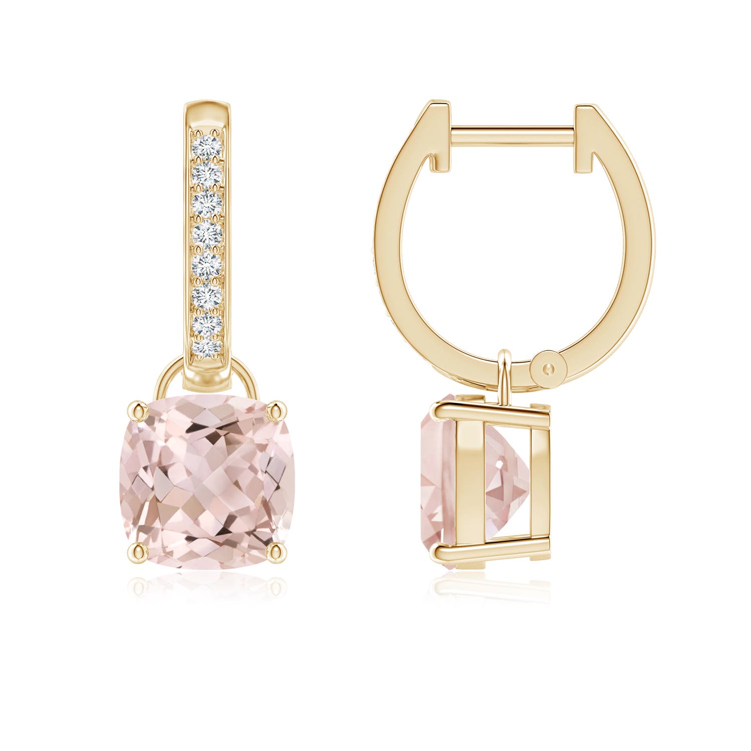 A - Morganite / 2.53 CT / 14 KT Yellow Gold