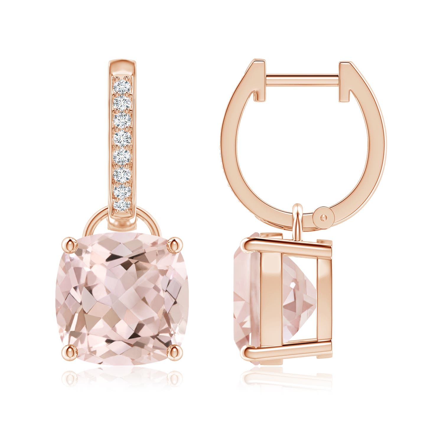 A - Morganite / 5.53 CT / 14 KT Rose Gold