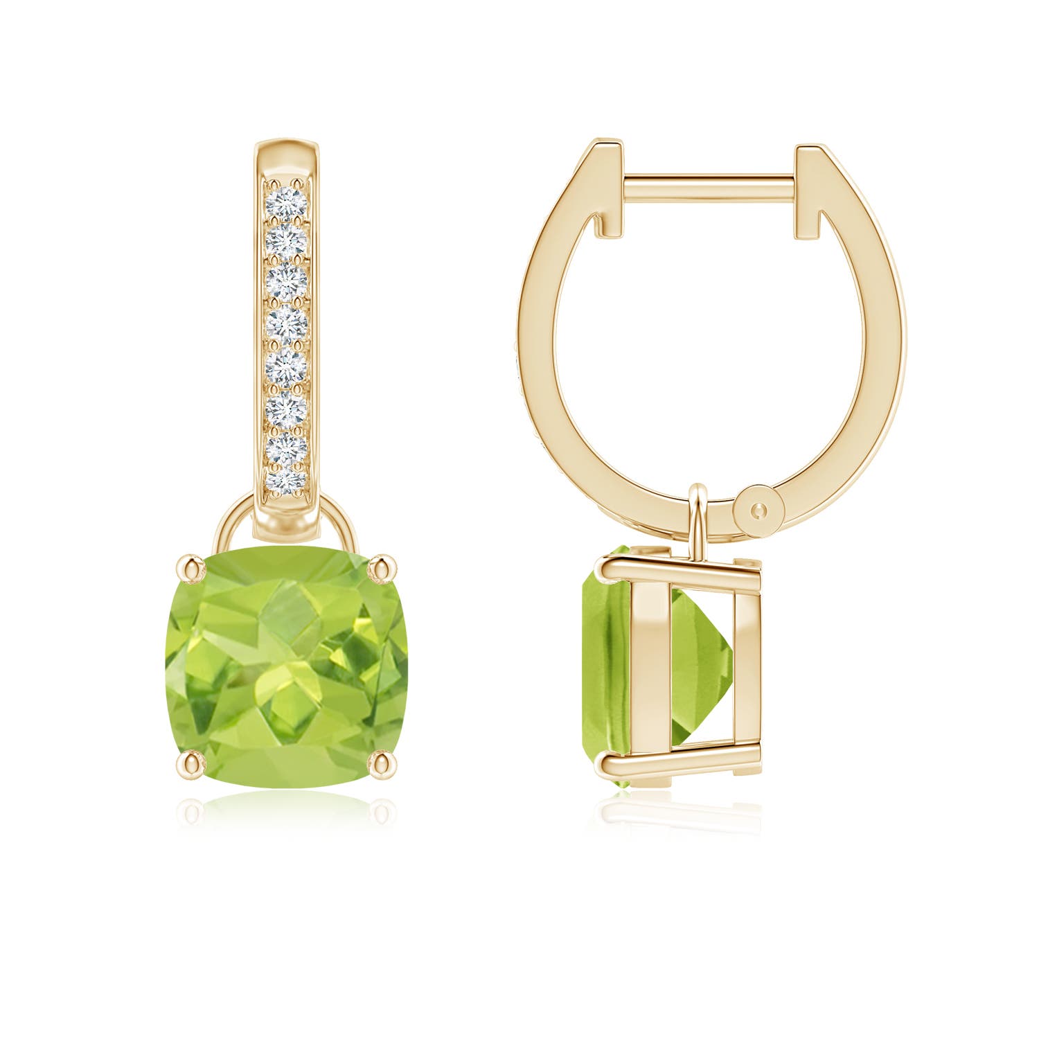 AA - Peridot / 2.93 CT / 14 KT Yellow Gold