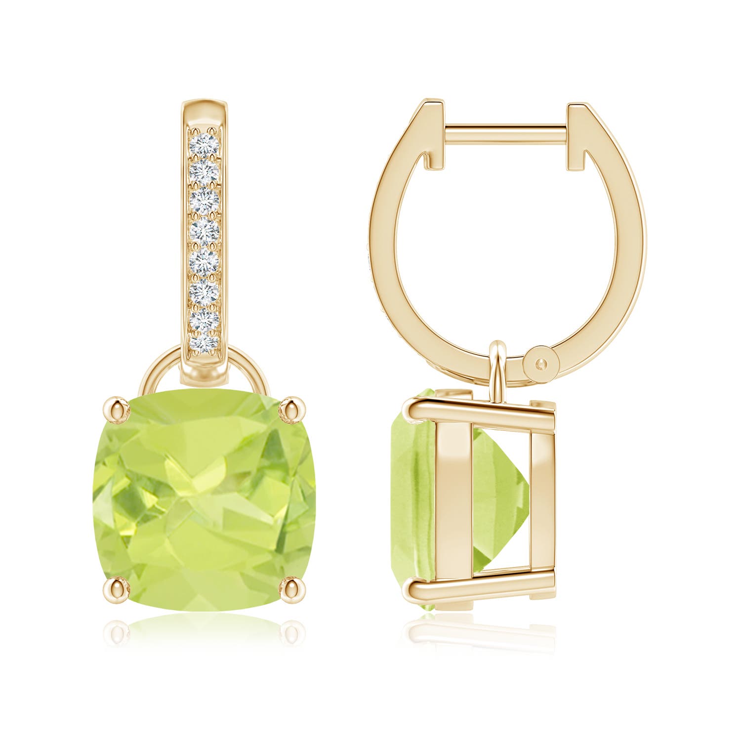 A - Peridot / 5.73 CT / 14 KT Yellow Gold