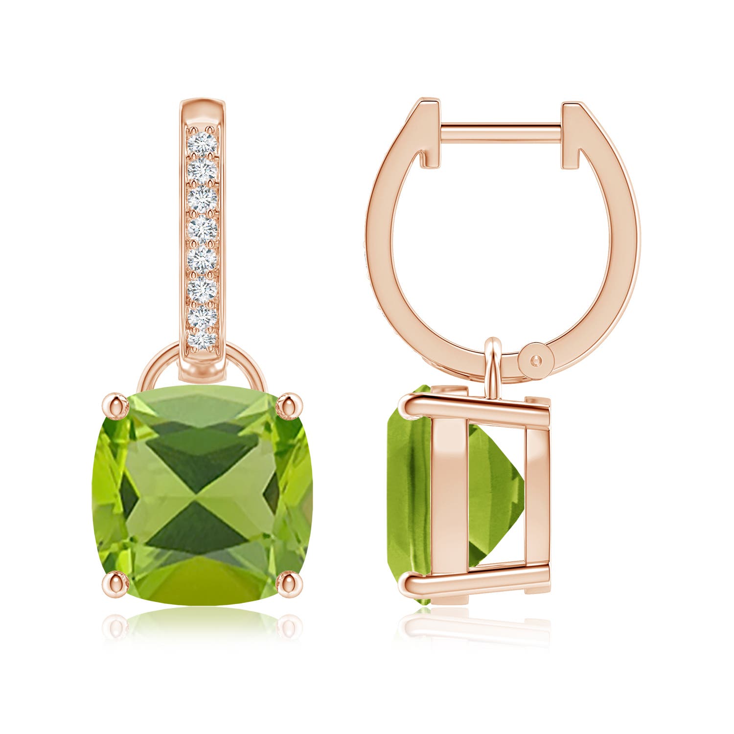 AAA - Peridot / 5.73 CT / 14 KT Rose Gold