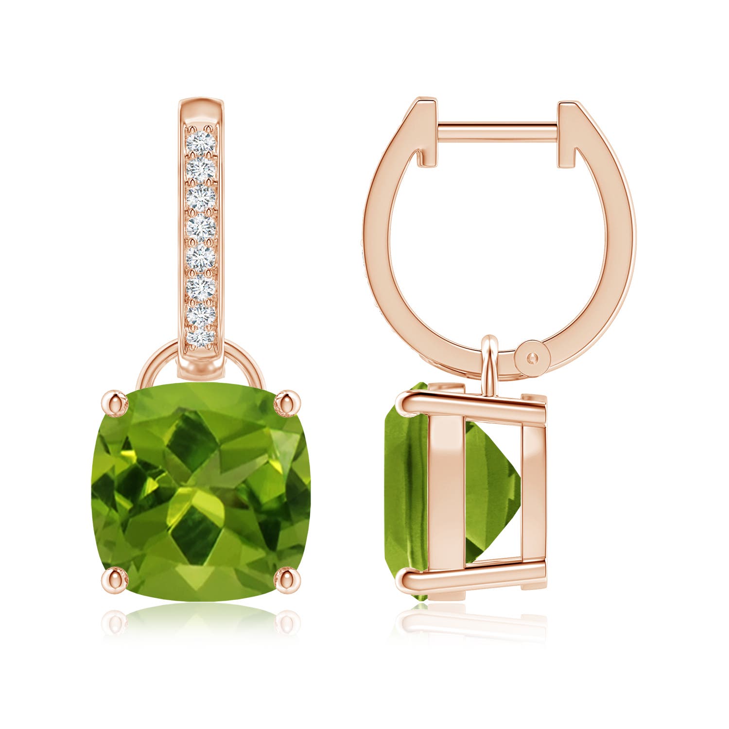 AAAA - Peridot / 5.73 CT / 14 KT Rose Gold