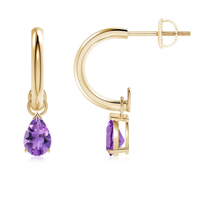 AA - Amethyst / 0.66 CT / 14 KT Yellow Gold