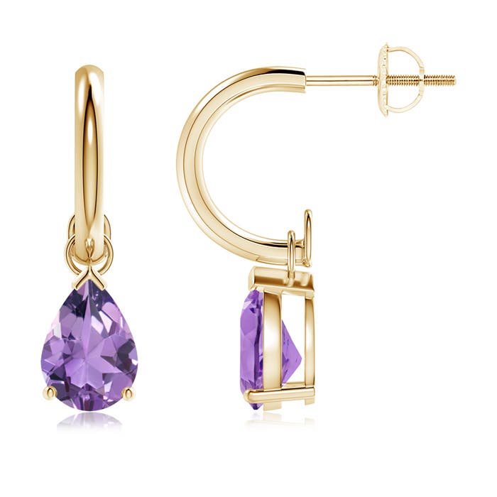 A - Amethyst / 2 CT / 14 KT Yellow Gold