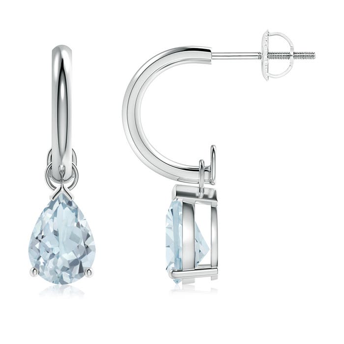 A - Aquamarine / 1.7 CT / 14 KT White Gold