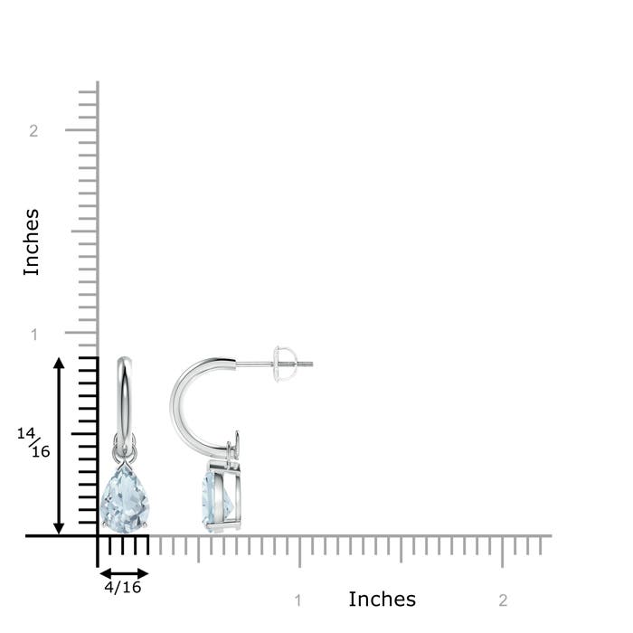 A - Aquamarine / 1.7 CT / 14 KT White Gold