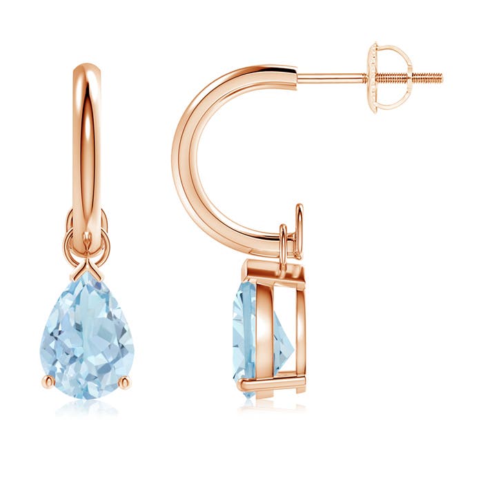 AA - Aquamarine / 1.7 CT / 14 KT Rose Gold