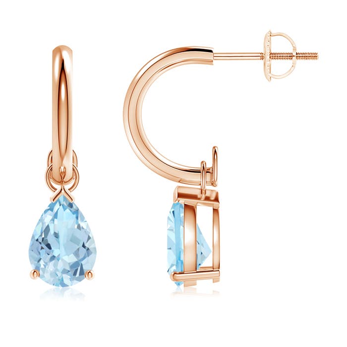 AAA - Aquamarine / 1.7 CT / 14 KT Rose Gold