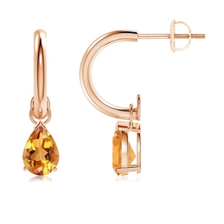 Pear AA Citrine