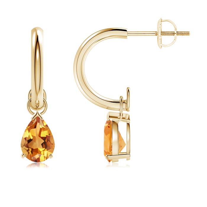 AA - Citrine / 1.2 CT / 14 KT Yellow Gold