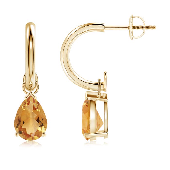 A - Citrine / 2 CT / 14 KT Yellow Gold