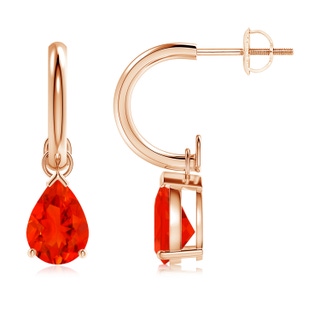 Pear AAAA Fire Opal