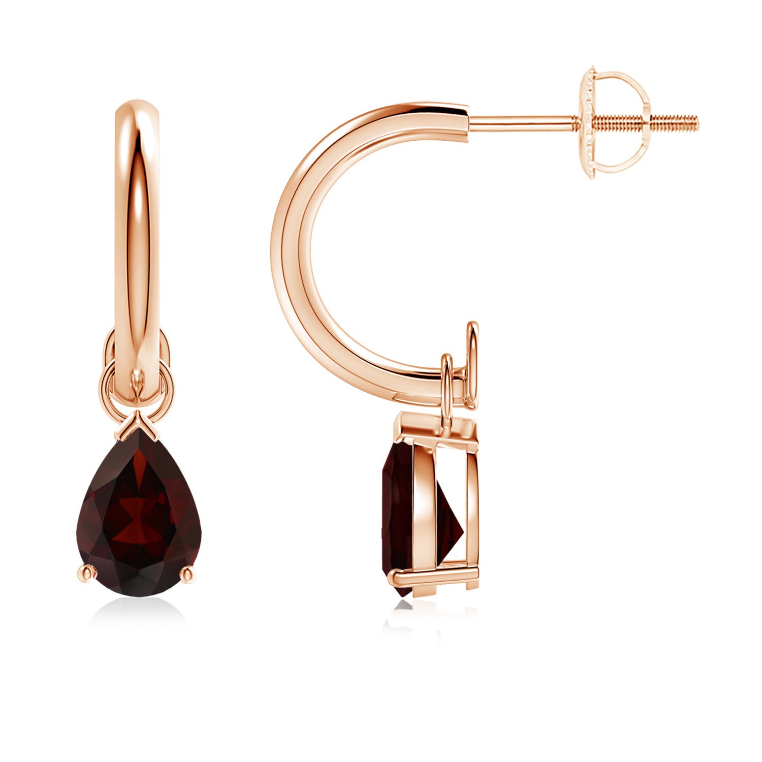 A - Garnet / 1.7 CT / 14 KT Rose Gold