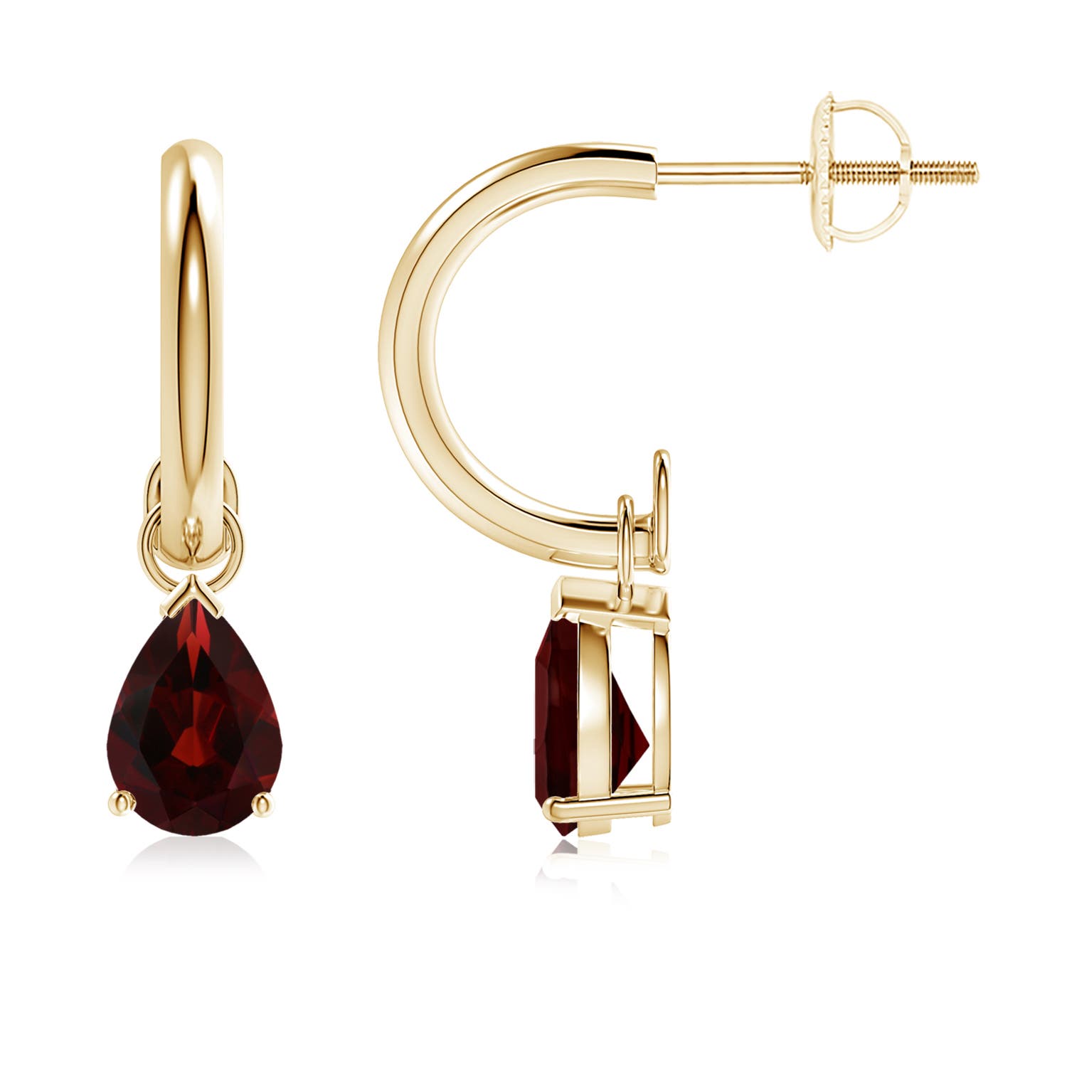 AA - Garnet / 1.7 CT / 14 KT Yellow Gold