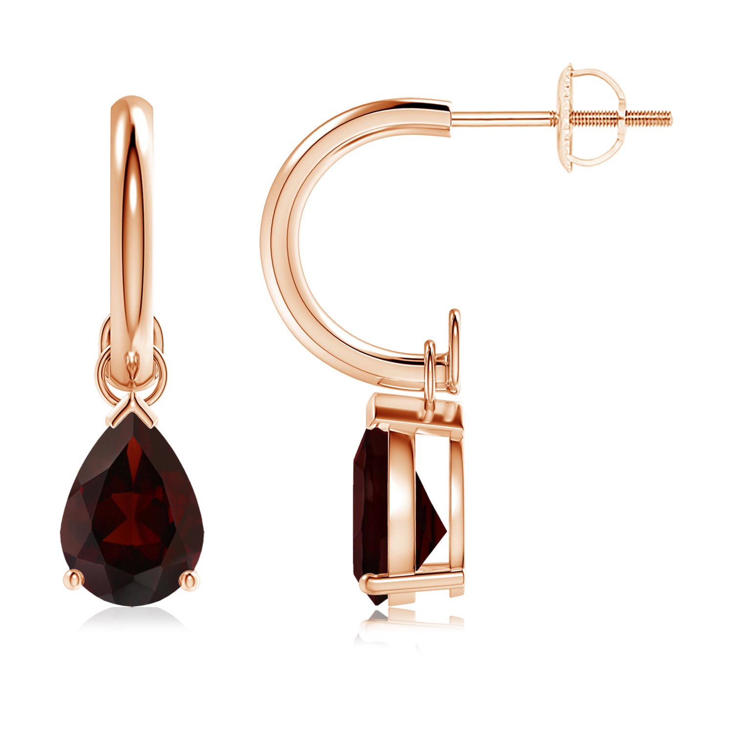 A - Garnet / 2.6 CT / 14 KT Rose Gold