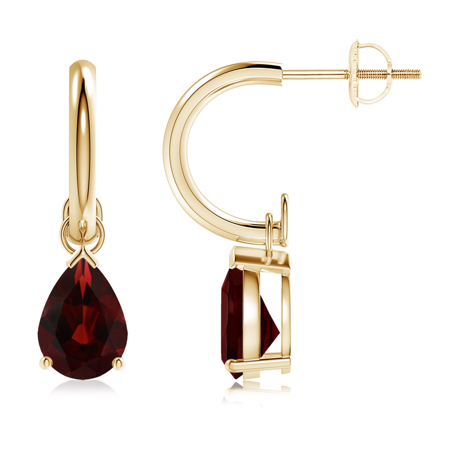 AA - Garnet / 2.6 CT / 14 KT Yellow Gold