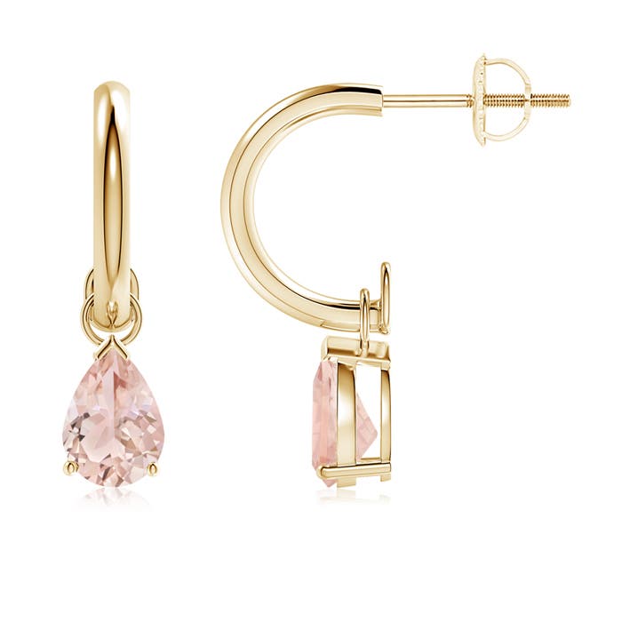 AAA - Morganite / 1.2 CT / 14 KT Yellow Gold