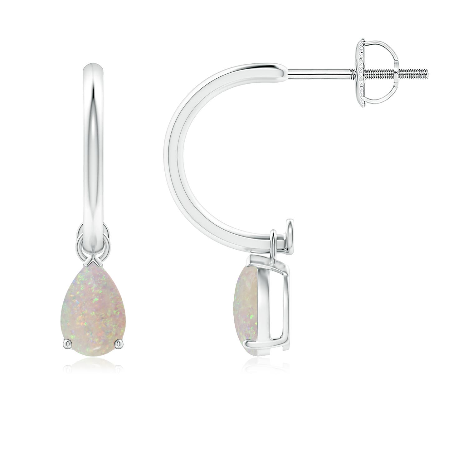 AA - Opal / 0.52 CT / 14 KT White Gold