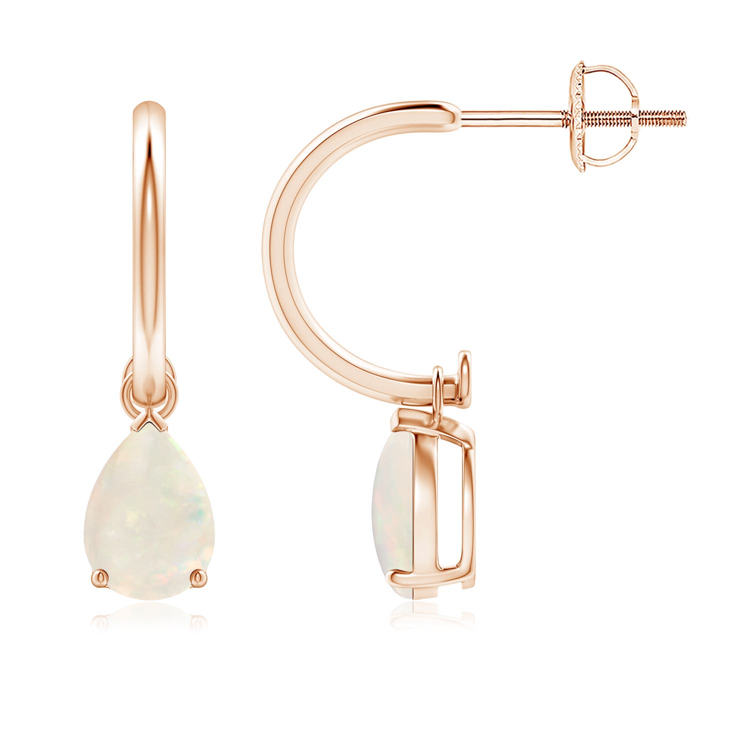 A - Opal / 0.84 CT / 14 KT Rose Gold