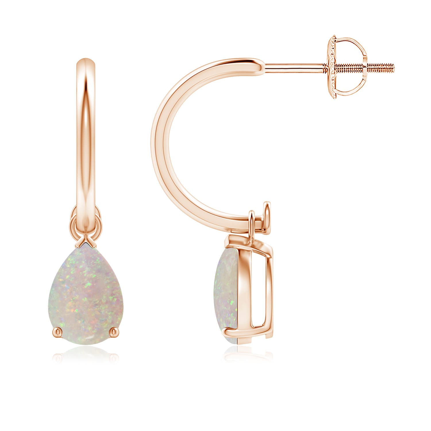 AA - Opal / 0.84 CT / 14 KT Rose Gold