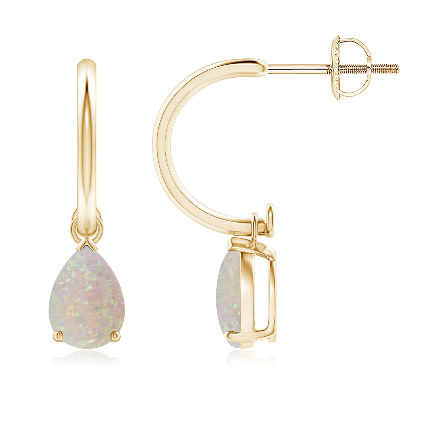 AA - Opal / 0.84 CT / 14 KT Yellow Gold