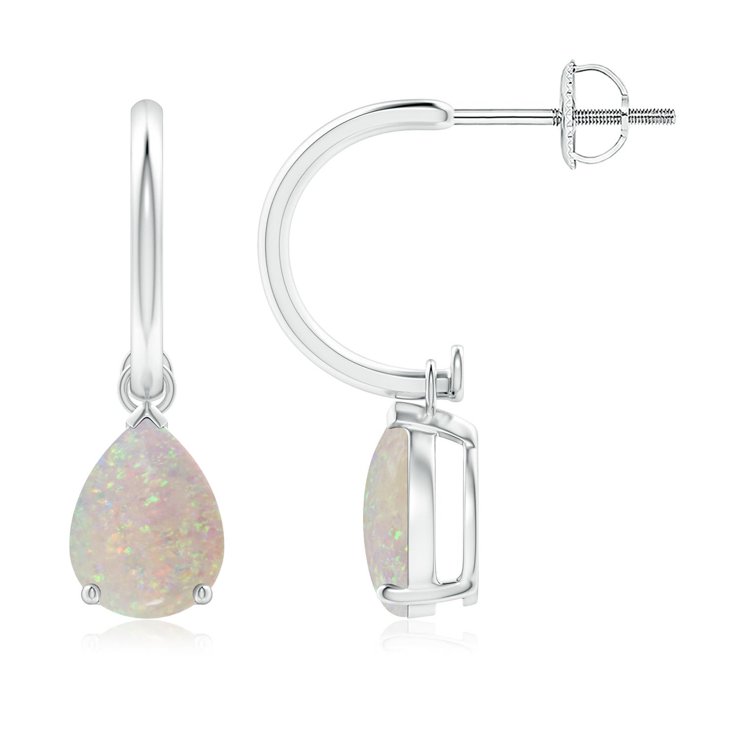 AA - Opal / 1.4 CT / 14 KT White Gold