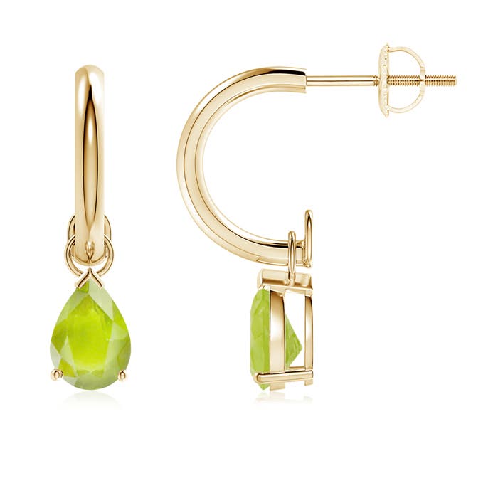 A - Peridot / 1.4 CT / 14 KT Yellow Gold