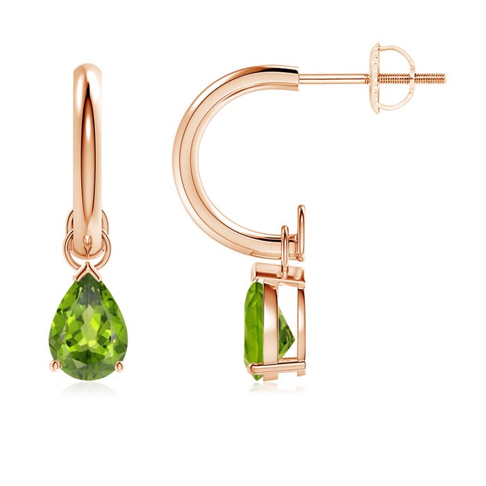 AAA - Peridot / 1.4 CT / 14 KT Rose Gold