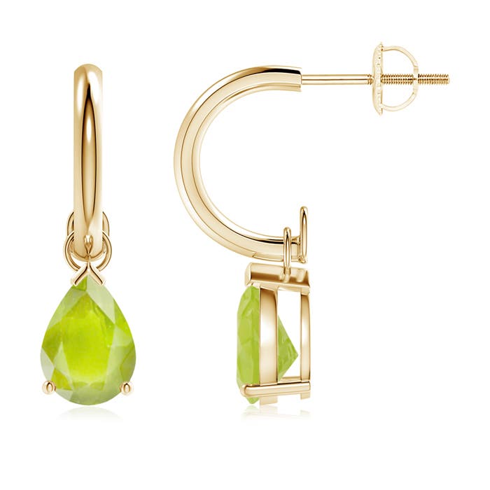 A - Peridot / 2.2 CT / 14 KT Yellow Gold