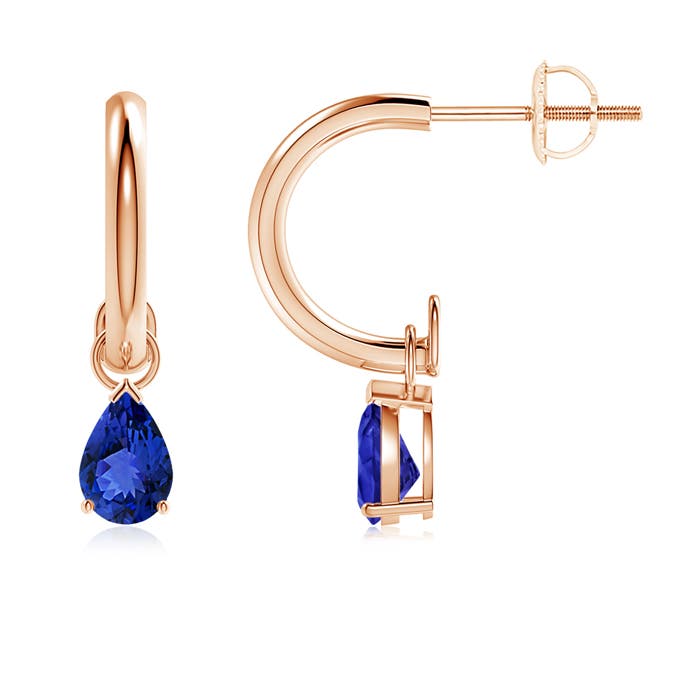 AAA - Tanzanite / 0.7 CT / 14 KT Rose Gold