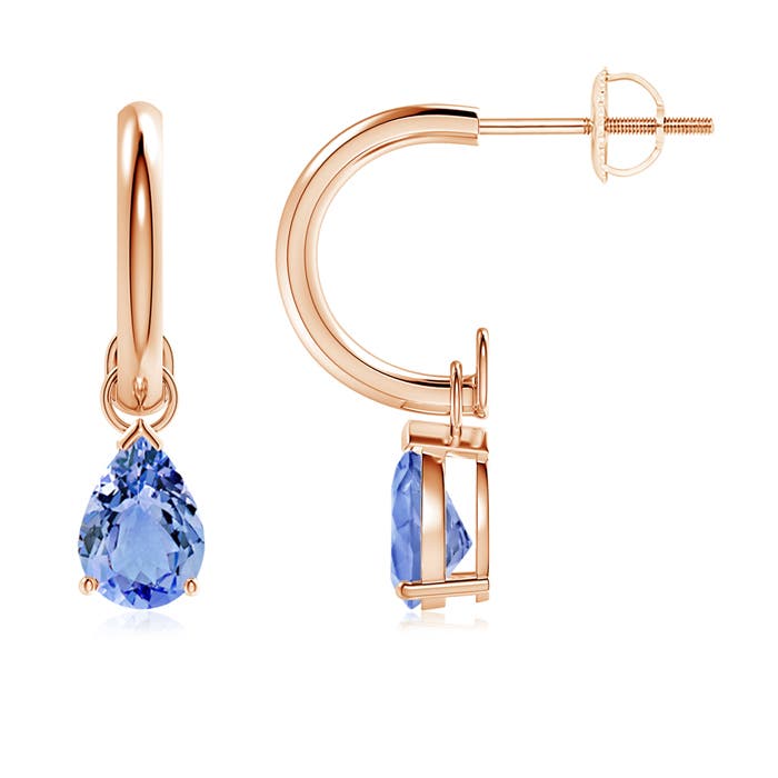 A - Tanzanite / 1.3 CT / 14 KT Rose Gold