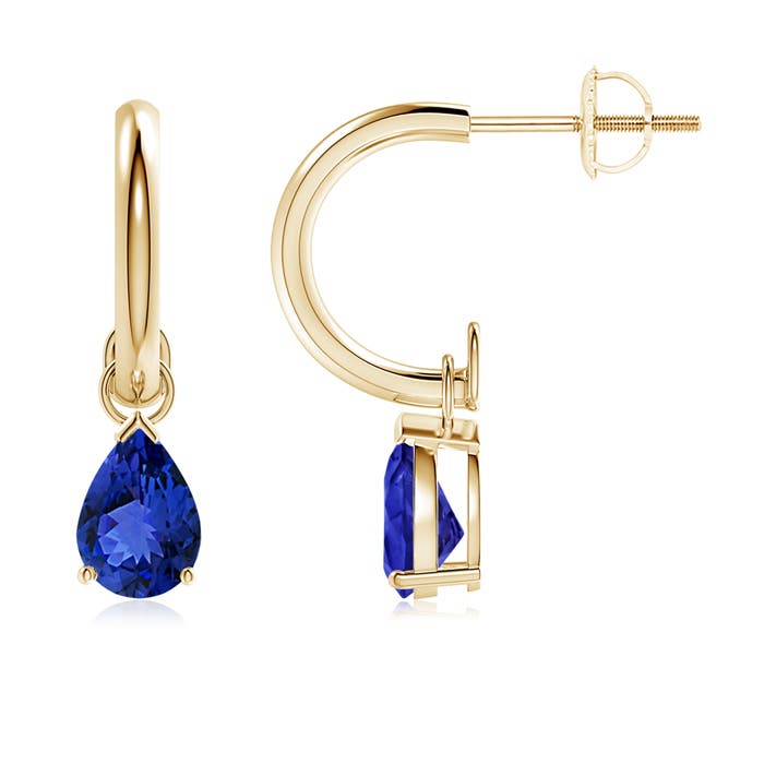 AAA - Tanzanite / 1.3 CT / 14 KT Yellow Gold