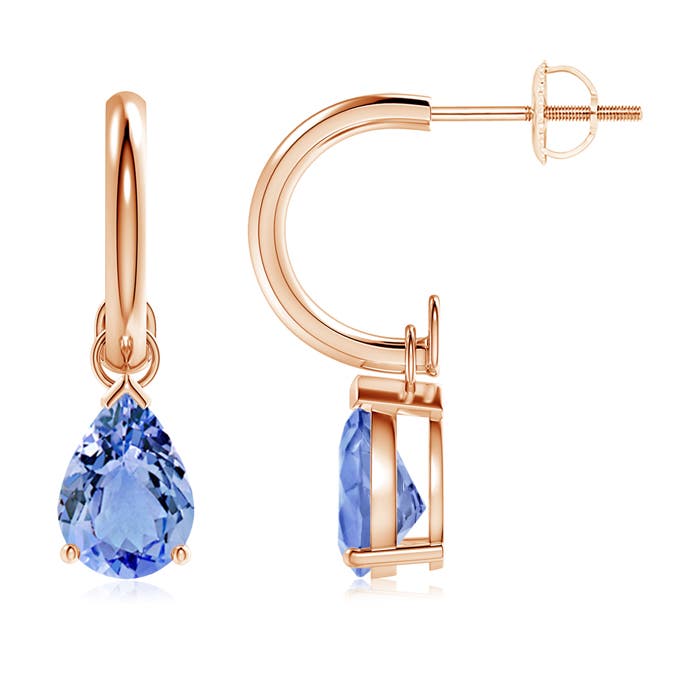 A - Tanzanite / 2.2 CT / 14 KT Rose Gold