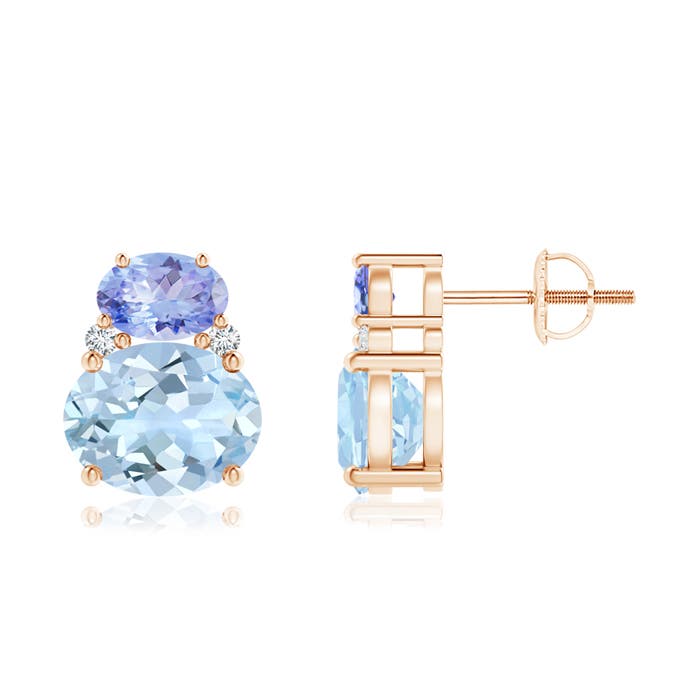 AA - Aquamarine / 3.96 CT / 14 KT Rose Gold