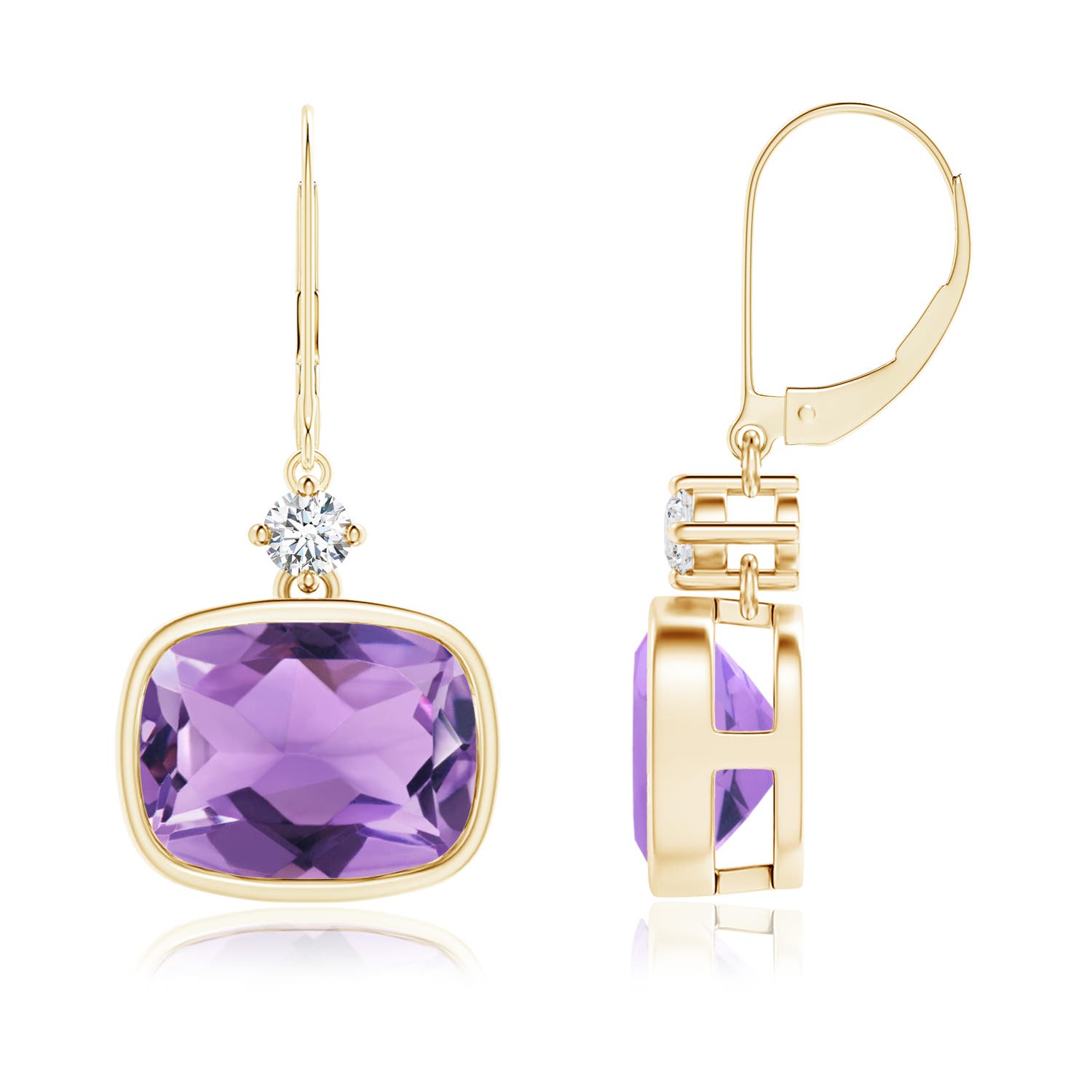 A - Amethyst / 5.54 CT / 14 KT Yellow Gold