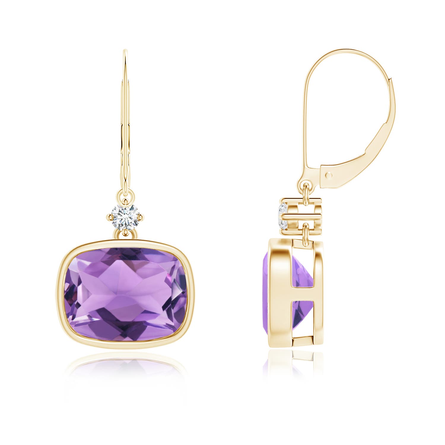 A - Amethyst / 4.07 CT / 14 KT Yellow Gold