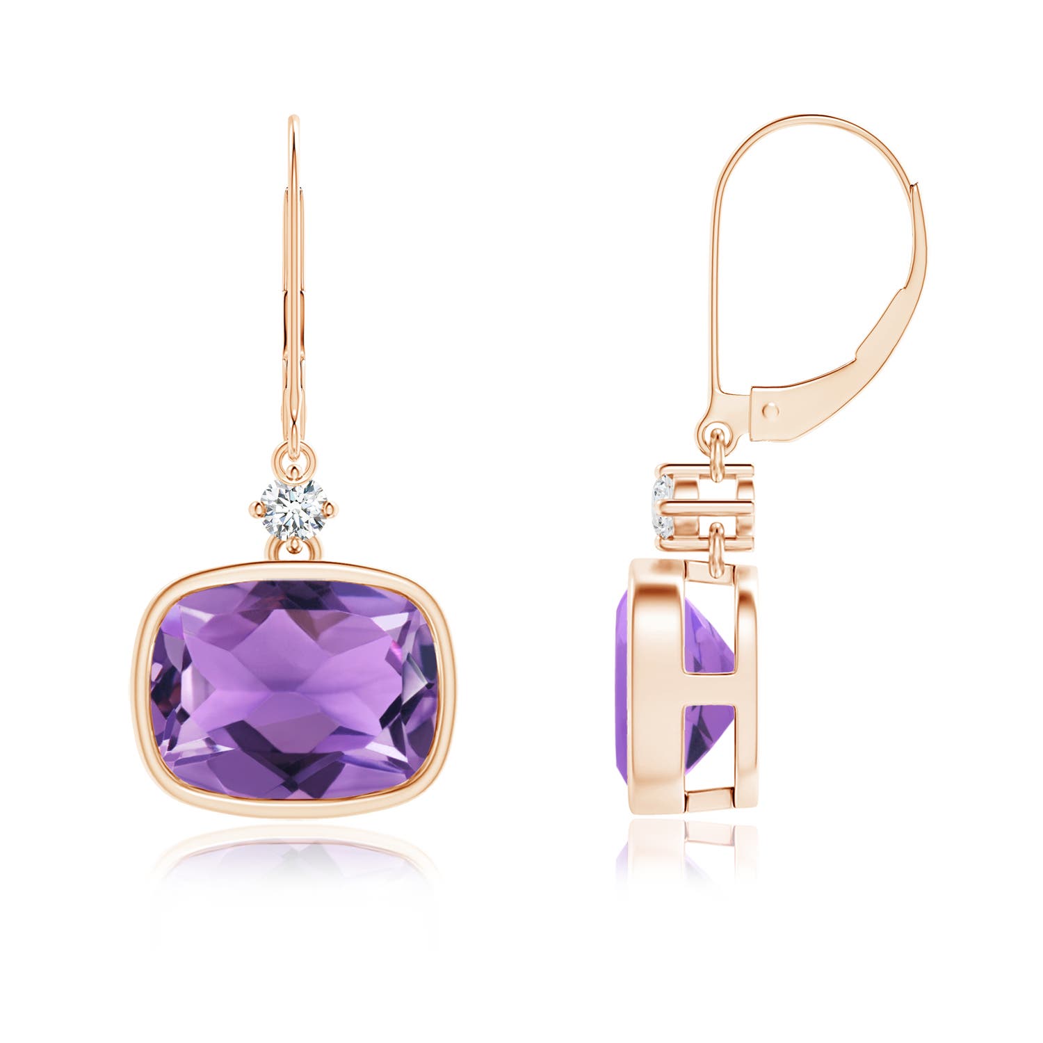 AA - Amethyst / 4.07 CT / 14 KT Rose Gold