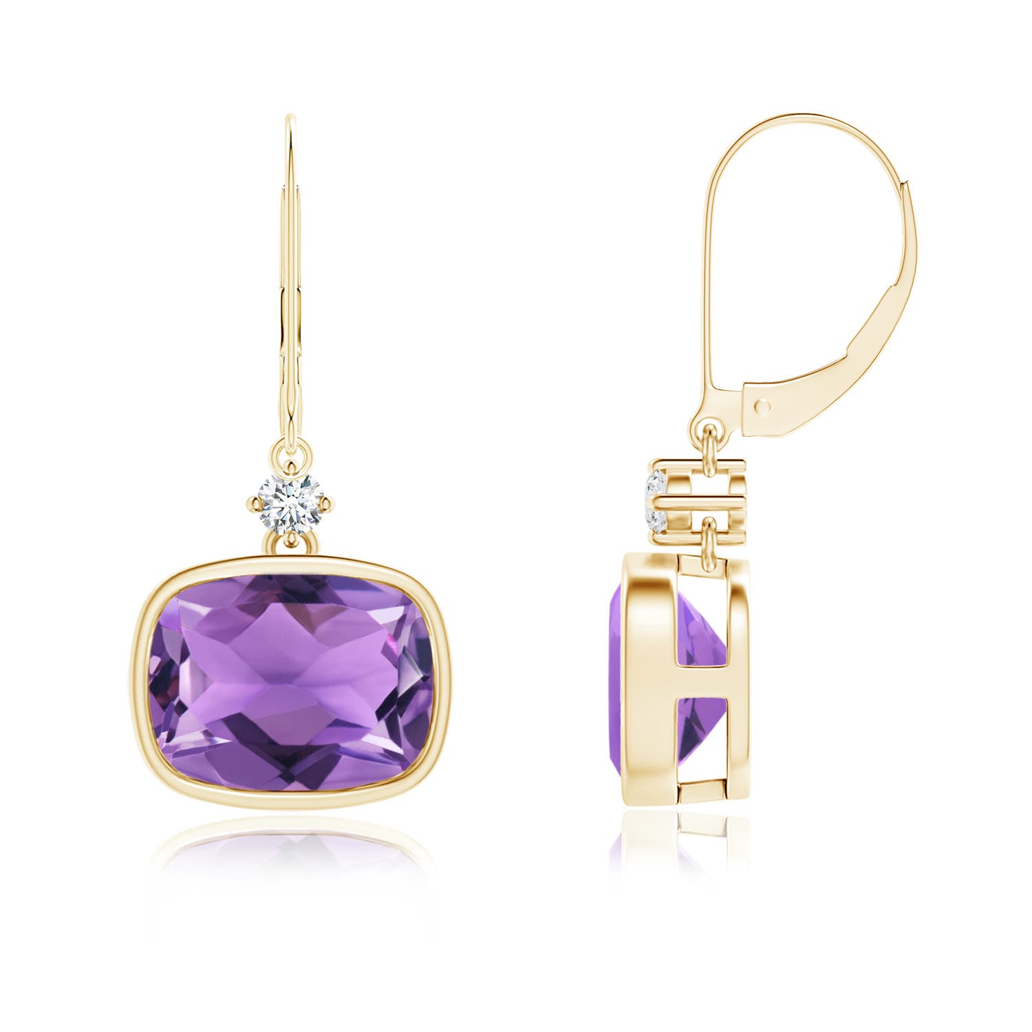 AA - Amethyst / 4.07 CT / 14 KT Yellow Gold