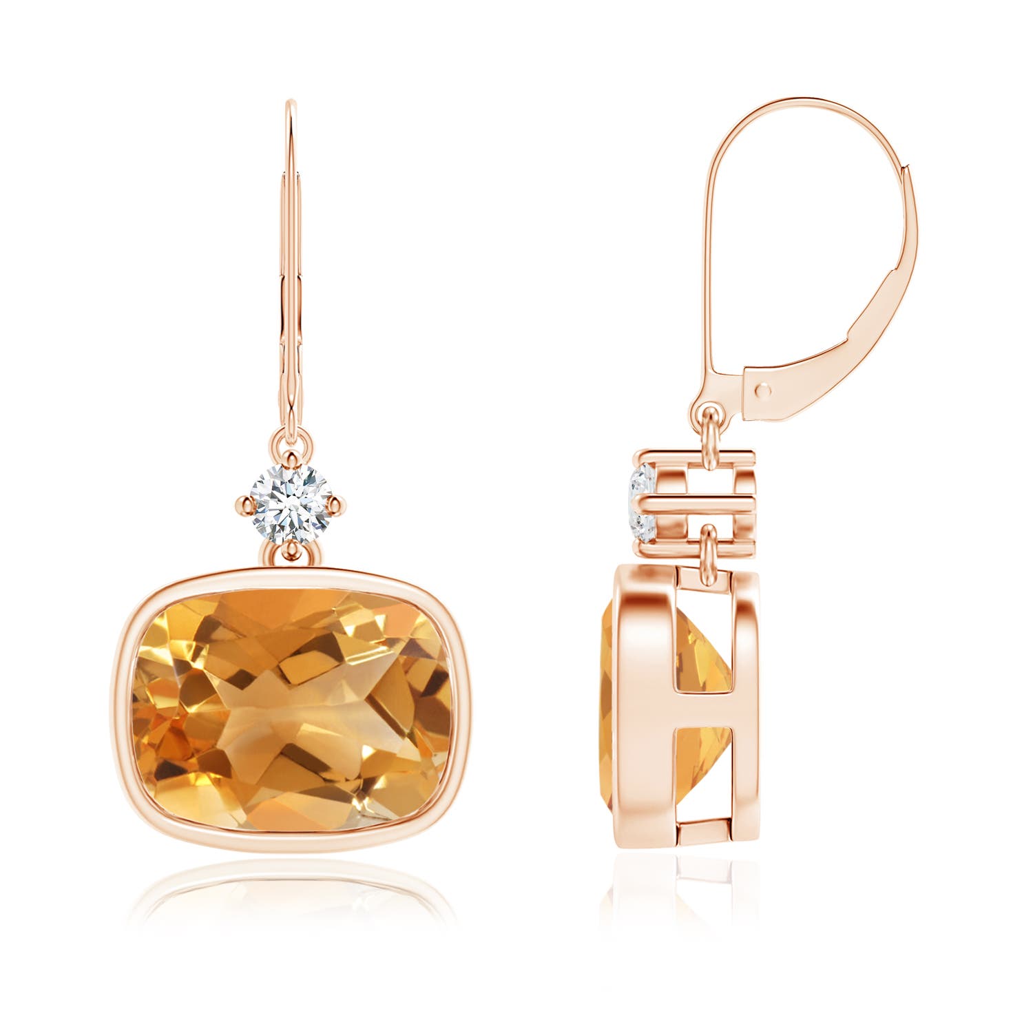 A - Citrine / 5.44 CT / 14 KT Rose Gold