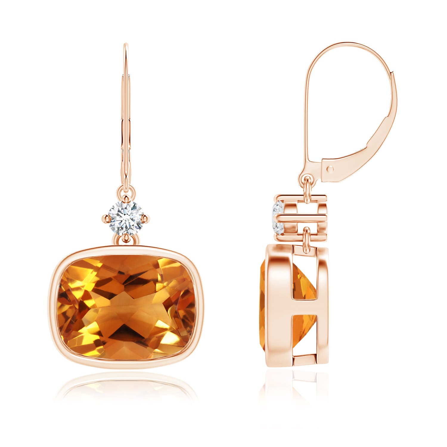 AAA - Citrine / 5.44 CT / 14 KT Rose Gold