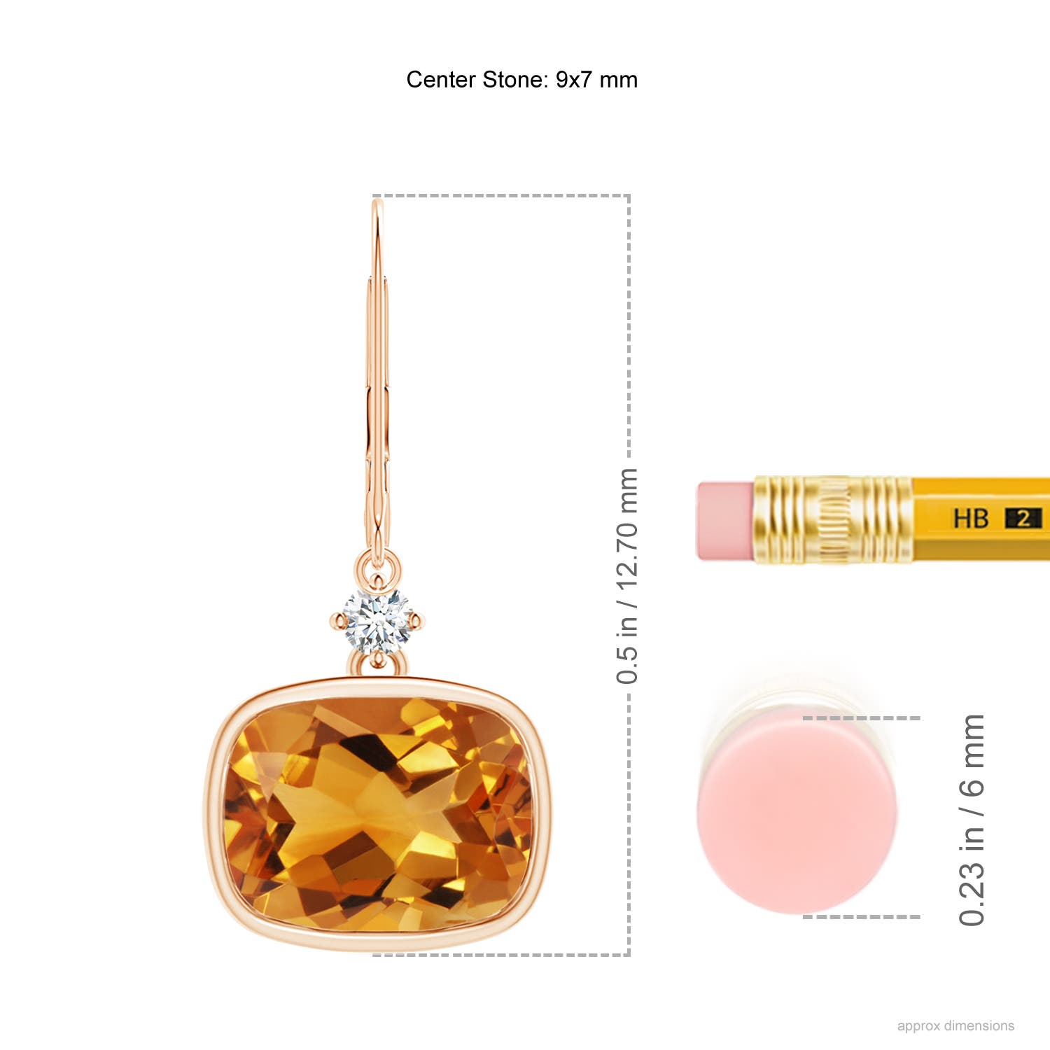 AA - Citrine / 3.97 CT / 14 KT Rose Gold