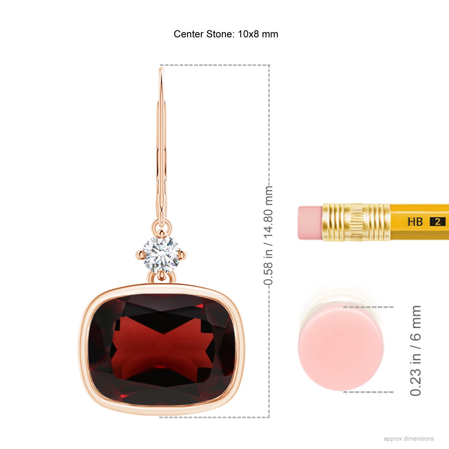 AA - Garnet / 6.84 CT / 14 KT Rose Gold