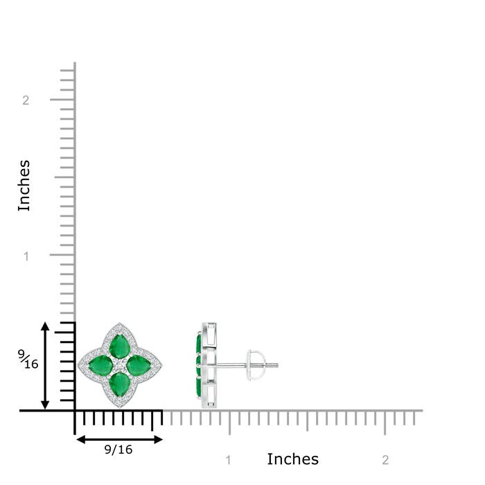 AA - Emerald / 1.42 CT / 14 KT White Gold