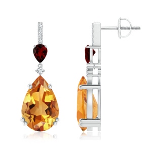 Pear AA Citrine