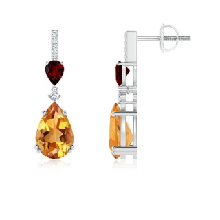 Pear AA Citrine