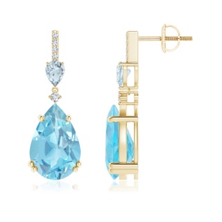 Pear A Swiss Blue Topaz