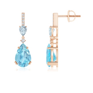 Pear A Swiss Blue Topaz