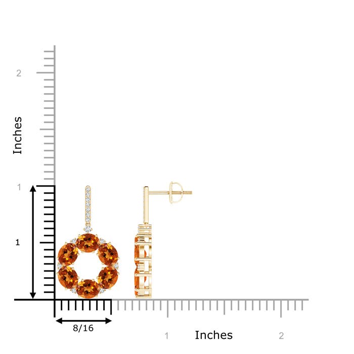 AAAA - Citrine / 3.76 CT / 14 KT Yellow Gold