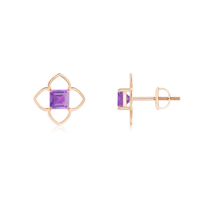 A - Amethyst / 0.66 CT / 14 KT Rose Gold